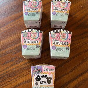 DISNEY MUNCHLINGS MINI MUNCH DUOS SERIES 1-SET OF 5-NEW!